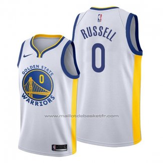 Maillot Golden State Warriors D'angelo Russell #0 Association Blanc