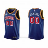 Maillot Golden State Warriors Jonathan Kuminga #00 75th Anniversary Bleu