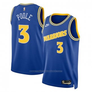 Maillot Golden State Warriors Jordan Poole #3 Classic 2022-23 Bleu