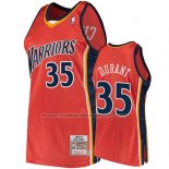 Maillot Golden State Warriors Kevin Durant #35 2009-10 Hardwood Classics Orange