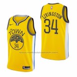 Maillot Golden State Warriors Shaun Livingston #34 Earned 2018-19 Jaune