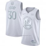 Maillot Golden State Warriors Stephen Curry #30 MVP Blanc