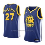 Maillot Golden State Warriors Zaza Pachulia #27 Icon 2018 Bleu