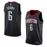 Maillot Houston Rockets Bobby Brown #6 Statement 2018 Noir