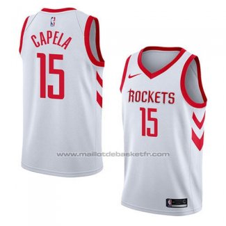 Maillot Houston Rockets Clint Capela #15 Association 2018 Blanc