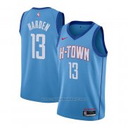 Maillot Houston Rockets James Harden #13 Ville 2020-21 Bleu