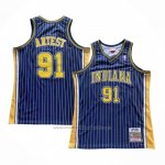 Maillot Indiana Pacers Ron Artest #91 Mitchell & Ness 2003-04 Bleu