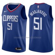 Maillot Los Angeles Clippers Boban Marjanovic #51 Icon 2017-18 Bleu
