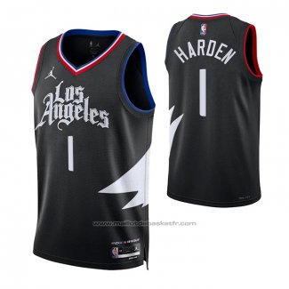 Maillot Los Angeles Clippers James Harden #1 Statement Noir