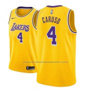 Maillot Los Angeles Lakers Alex Caruso #4 Icon 2018-19 Or