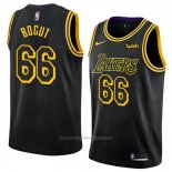 Maillot Los Angeles Lakers Andrew Bogut #66 Ville 2018 Noir