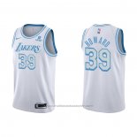 Maillot Los Angeles Lakers Dwight Howard #39 Ville 2021-22 Blanc