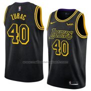 Maillot Los Angeles Lakers Ivica Zubac #40 Ville 2018 Noir