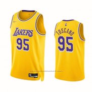 Maillot Los Angeles Lakers Juan Toscano-Anderson #95 75th Anniversary Icon 2021-22 Jaune