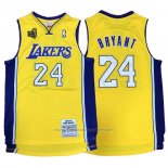 Maillot Los Angeles Lakers Kobe Bryant #24 2009-10 Finals Jaune