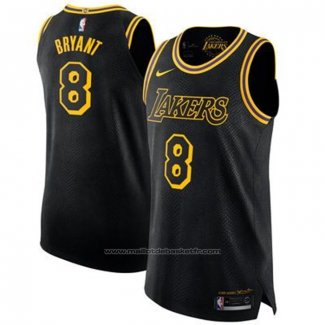 Maillot Los Angeles Lakers Kobe Bryant #8 Black Mamba Authentique Noir