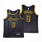 Maillot Los Angeles Lakers Kobe Bryant #8 Crenshaw Black Mamba Noir