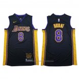 Maillot Los Angeles Lakers Kobe Bryant #8 Retirement 2018 Noir