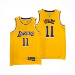 Maillot Los Angeles Lakers Kyrie Irving #11 75th Anniversary 2021-22 Jaune