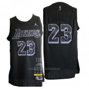 Maillot Los Angeles Lakers LeBron James #23 MVP Noir2