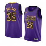 Maillot Los Angeles Lakers Reggie Bullock #35 Ville 2018-19 Volet