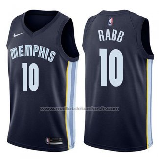 Maillot Memphis Grizzlies Ivan Rabb #10 Icon 2017-18 Bleu