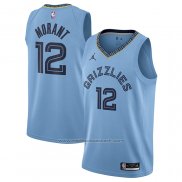 Maillot Memphis Grizzlies Ja Morant #12 Statement 2020 Bleu