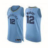 Maillot Memphis Grizzlies Ja Morant #12 Statement Authentique 2021-22 Bleu