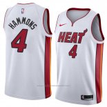 Maillot Miami Heat Aj Hammons #4 Association 2018 Blanc