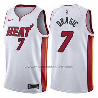 Maillot Miami Heat Goran Dragic #7 2017-18 Blanc