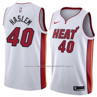 Maillot Miami Heat Udonis Haslem #40 Association 2018 Blanc