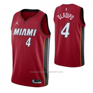 Maillot Miami Heat Victor Oladipo #4 Statement 2020-21 Rouge