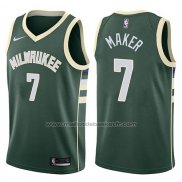 Maillot Milwaukee Bucks Thon Maker #7 Swingman Icon 2017-18 Vert