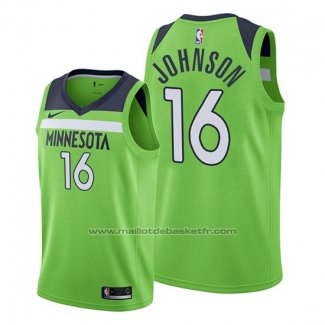 Maillot Minnesota Timberwolves James Johnson #16 Statement 2019-20 Vert