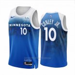 Maillot Minnesota Timberwolves Mike Conley JR. #10 Ville 2023-24 Bleu