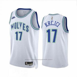 Maillot Minnesota Timberwolves Vit Krejci #17 Classic 2023-24 Blanc