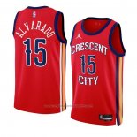 Maillot New Orleans Pelicans Jose Alvarado #15 Statement 2023-24 Rouge