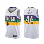 Maillot New Orleans Pelicans Solomon Hill #44 Ville Blanc