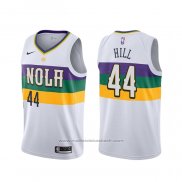 Maillot New Orleans Pelicans Solomon Hill #44 Ville Blanc