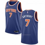 Maillot New York Knicks Carmelo Anthony #7 Icon Bleu
