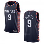 Maillot New York Knicks RJ Barrett #9 Ville Edition 2019-20 Bleu