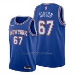 Maillot New York Knicks Taj Gibson #67 Statement Bleu