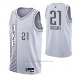 Maillot Oklahoma City Thunder Aaron Wiggins #21 Ville 2021-22 Blanc