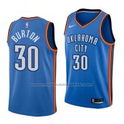 Maillot Oklahoma City Thunder Deonte Burton #30 Icon 2018 Bleu