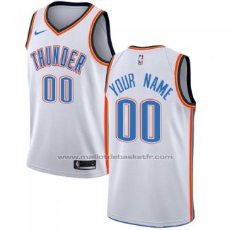 Maillot Oklahoma City Thunder Personnalise 17-18 Blanc