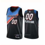 Maillot Oklahoma City Thunder Personnalise Ville 2021 Noir