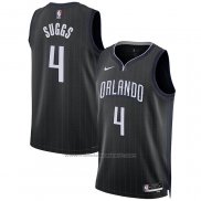 Maillot Orlando Magic Jalen Suggs #4 Ville 2022-23 Noir