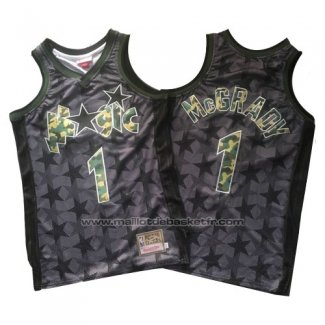 Maillot Orlando Magic Tracy McGrady #1 Retro Noir2