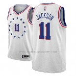 Maillot Philadelphia 76ers Demetrius Jackson #11 Earned 2018-19 Gris