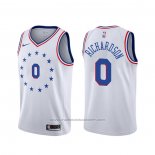 Maillot Philadelphia 76ers Josh Richardson #0 Earned Blanc